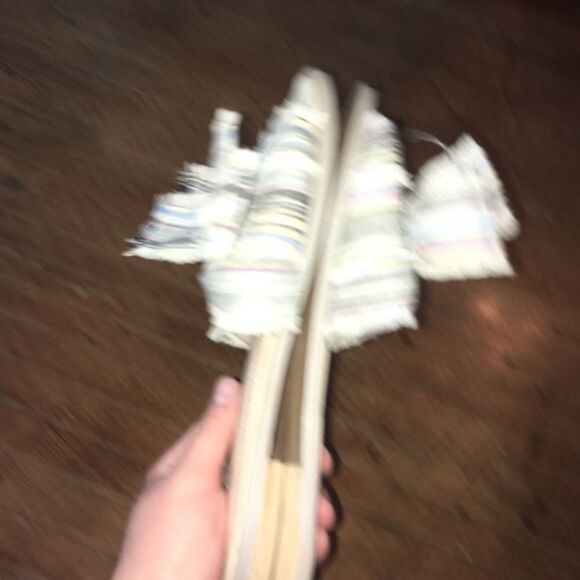 Kelsi Dagger Brooklyn 7.5 striped bow sandals - Picture 4 of 5